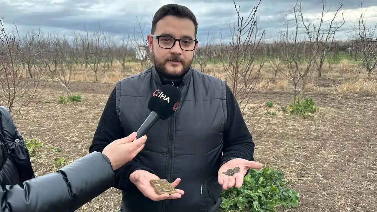 1500 yıllık tarih şeftali bahçesinden çıktı
