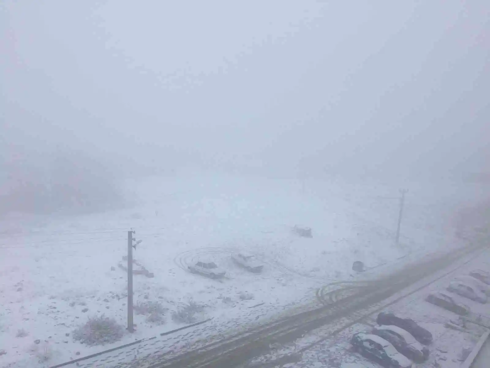 Adıyaman'a beklenen kar yağdı
