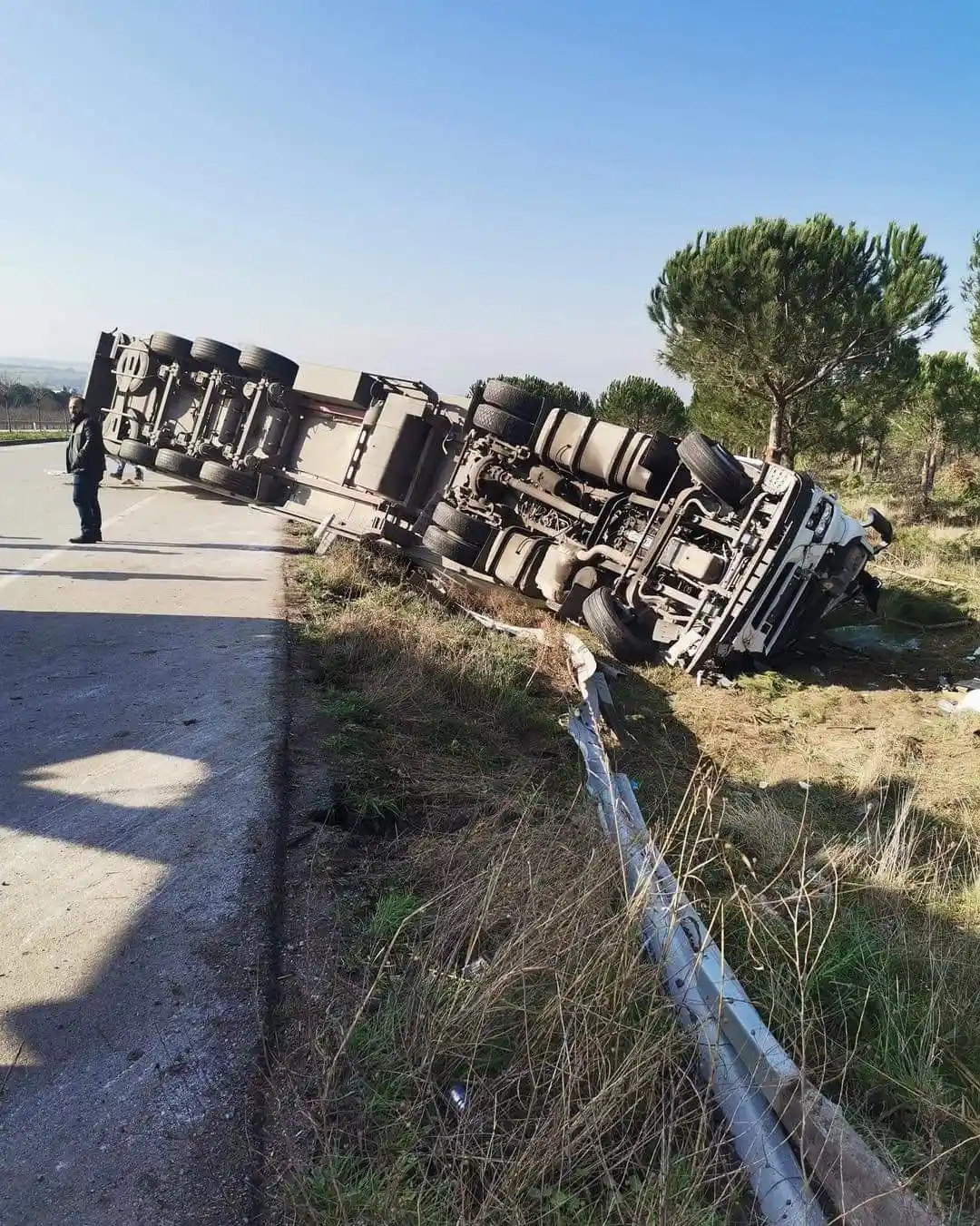 Biga'da TIR kazası
