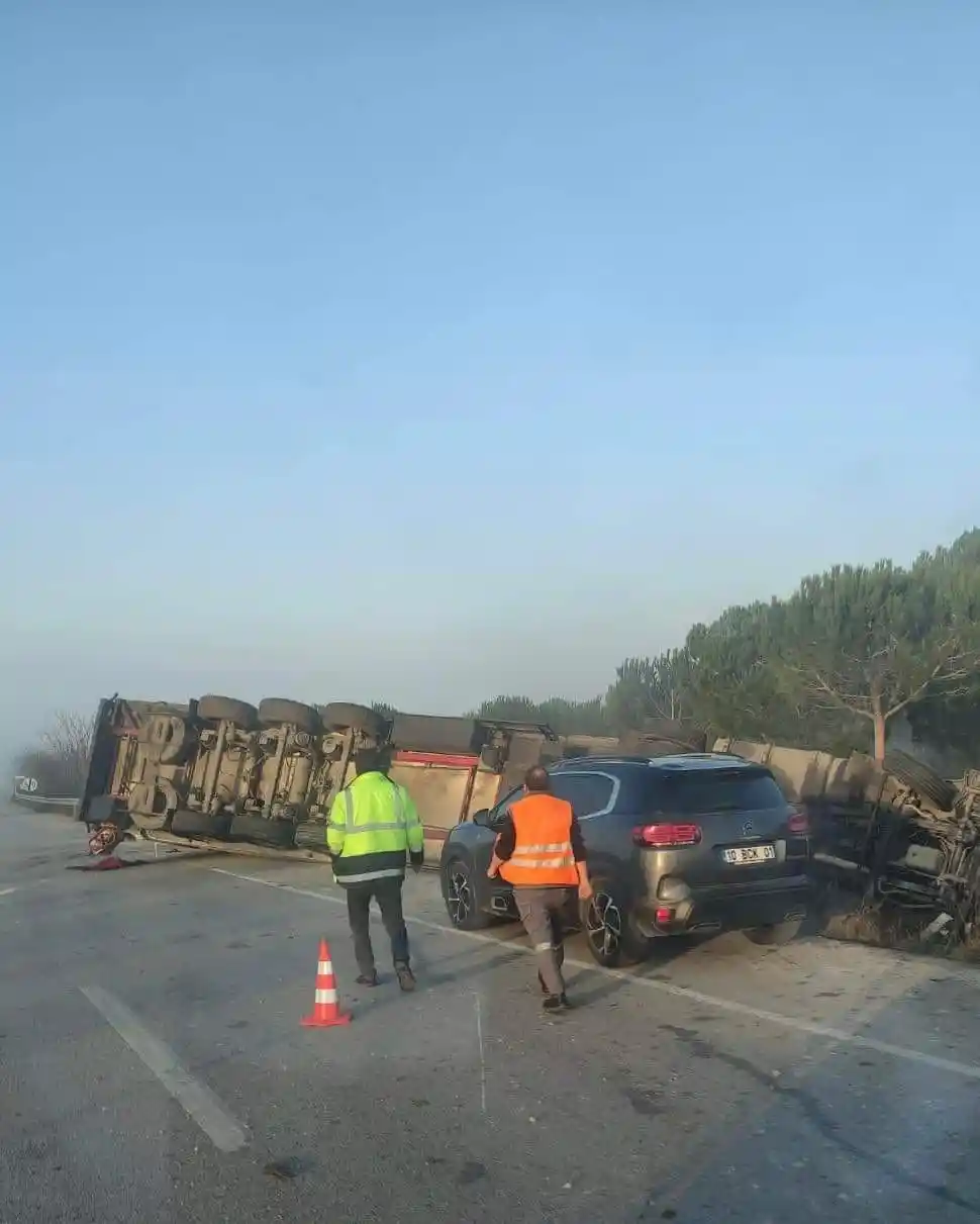 Biga’da TIR kazası
