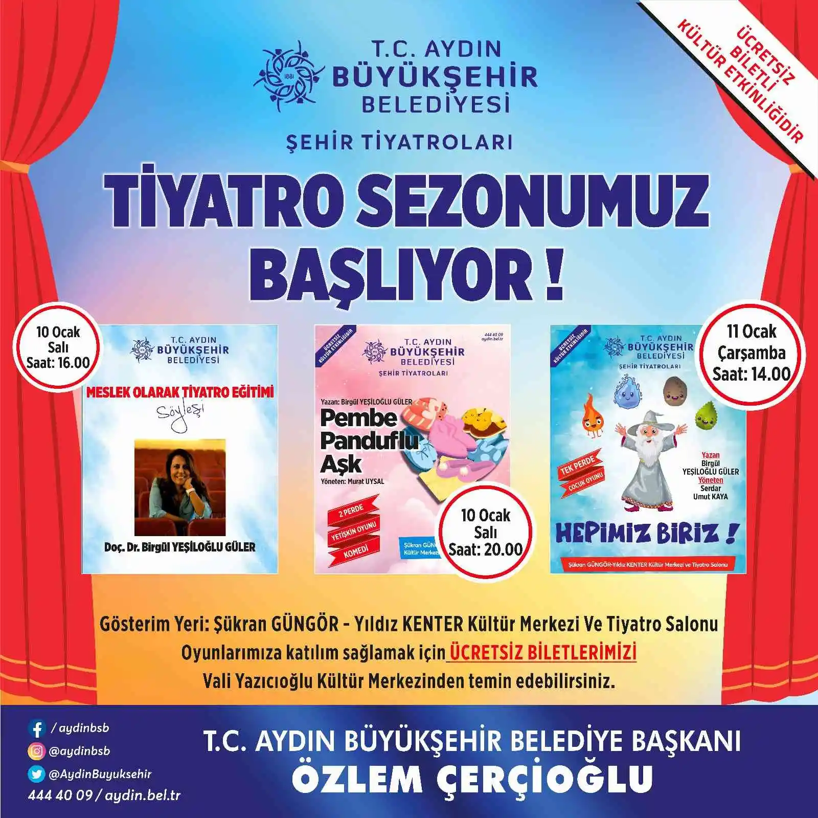 Büyükşehir'de tiyatro sezonu açılıyor
