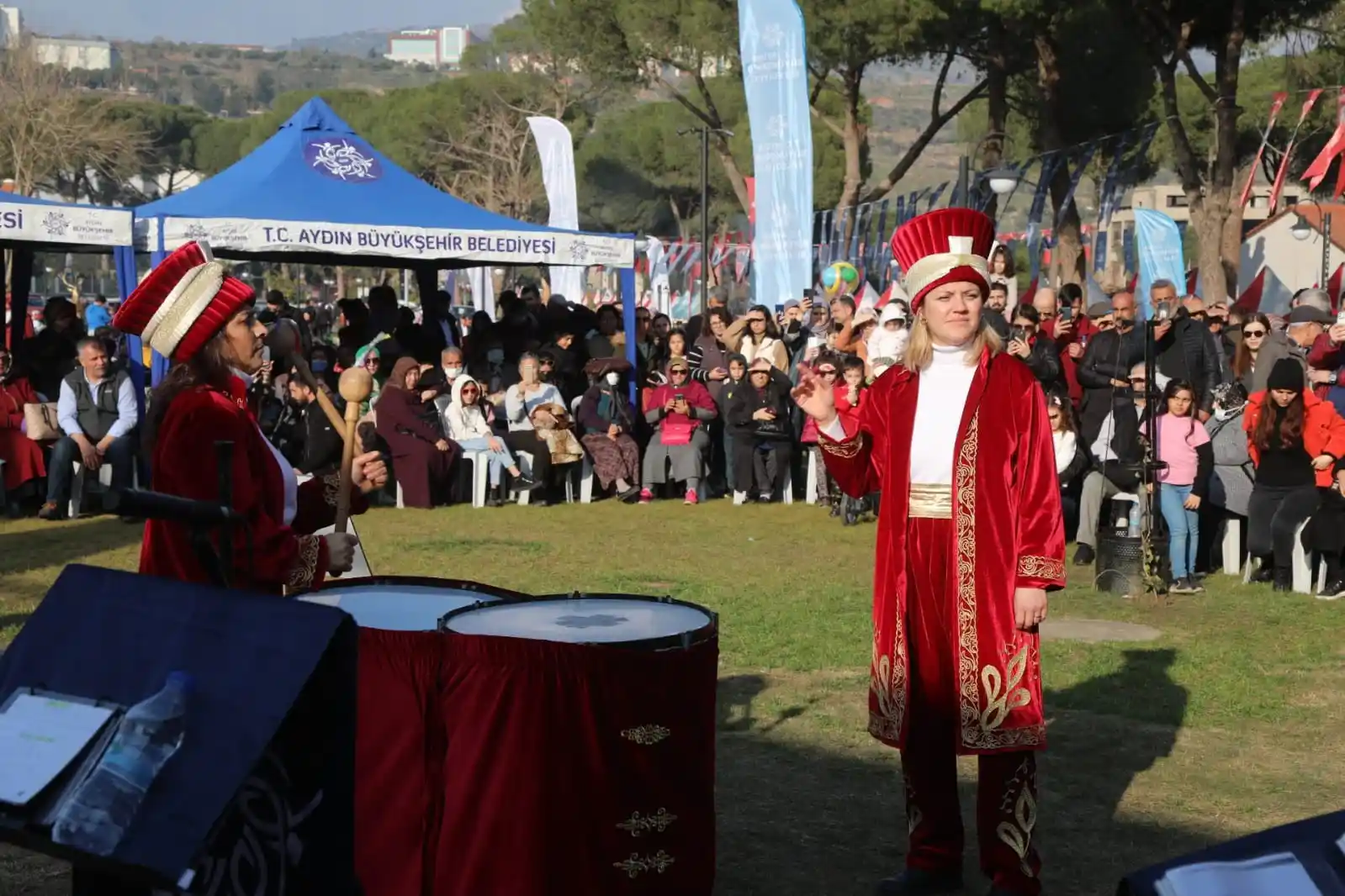 Kadın Mehteran Takımı Aydın Tekstil Park’ta
