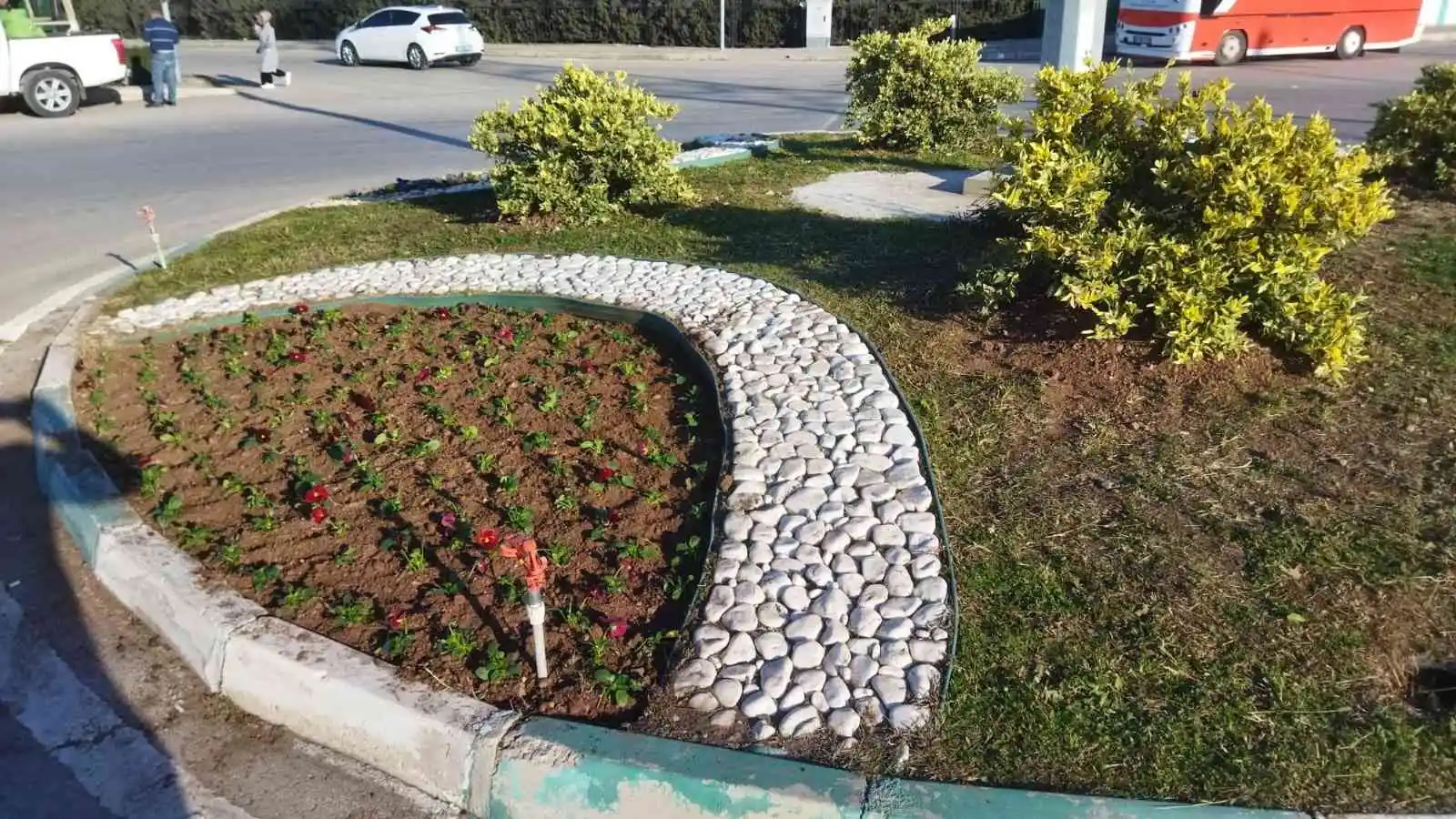 Osmaniye'de peyzaj çalışmaları
