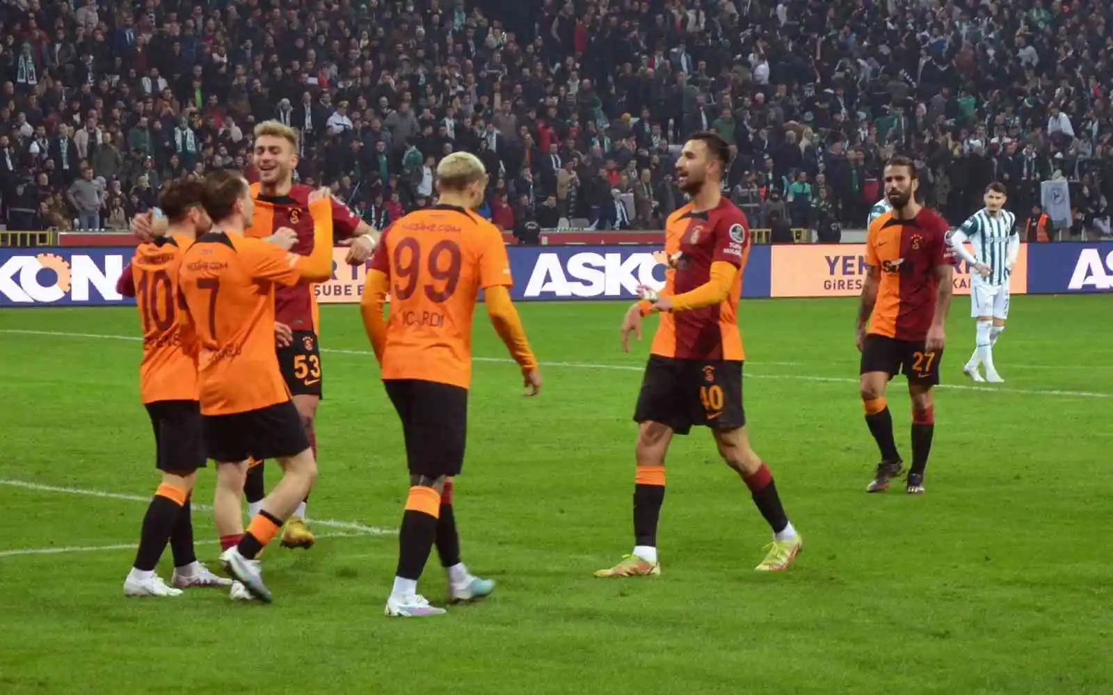 Spor Toto Süper Lig: Giresunspor: 0 - Galatasaray: 1 (İlk yarı)
