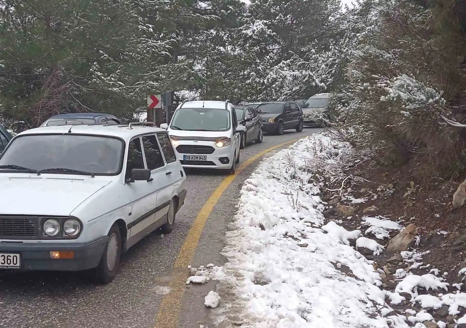 Aydın’a kar gelmeyince vatandaşlar kara gitti
