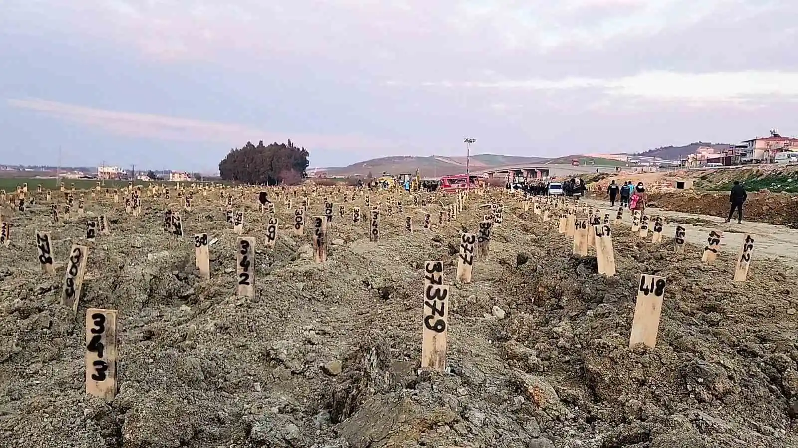 Denizli Valiliği, Hatay'da deprem mezarlığı kurdu
