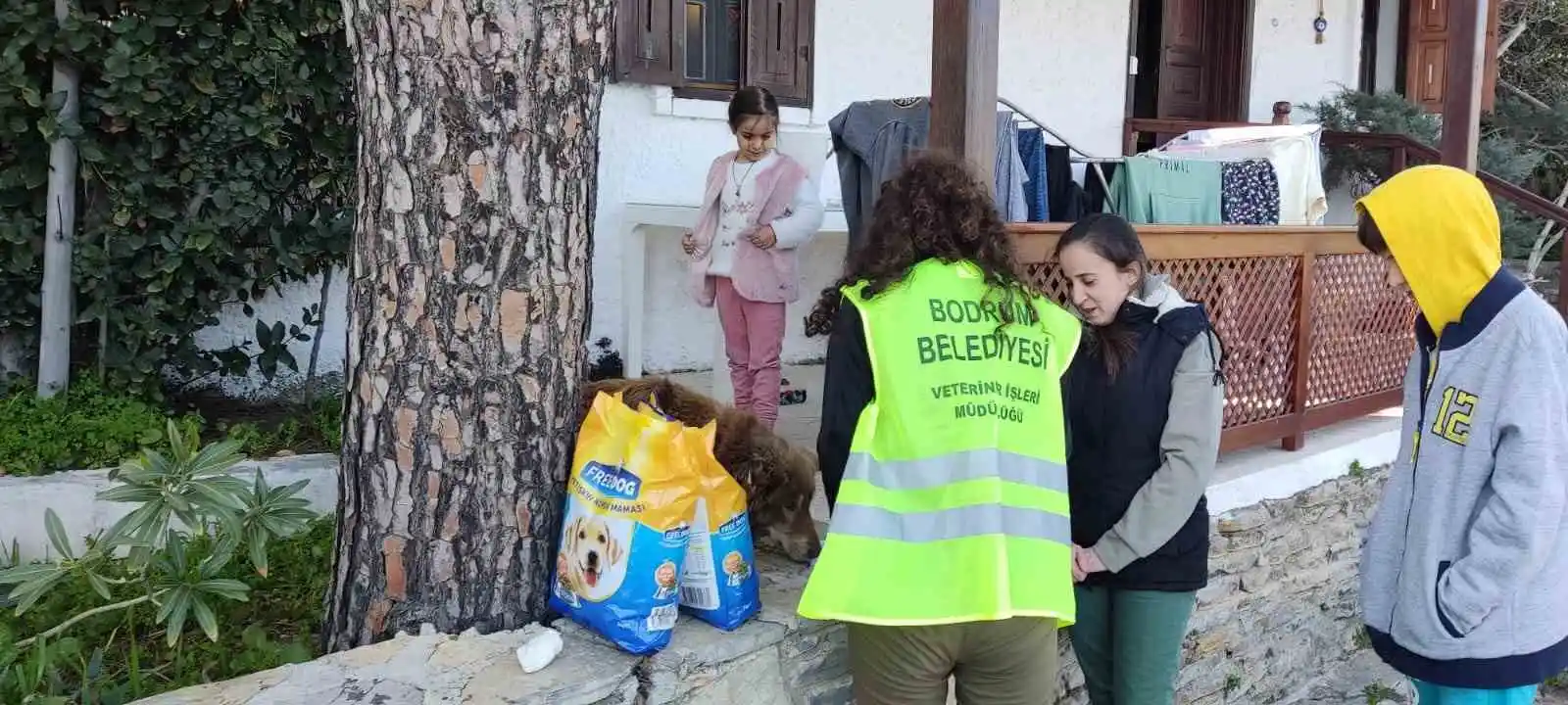 Depremden kurtulan Ege'nin hayvan sevgisi
