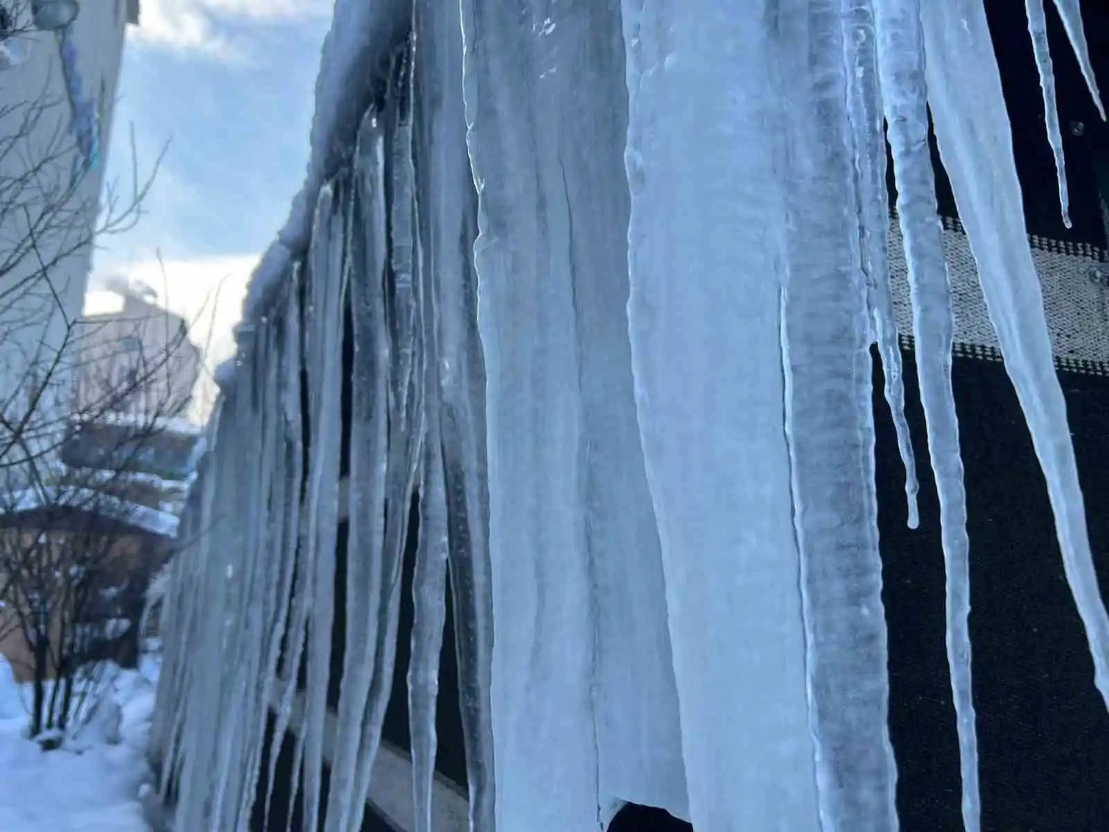 Erzurum'da dondurucu soğuklar etkili oluyor
