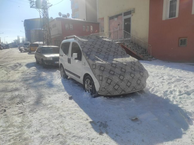 Kars'ta Sibirya soğukları başladı