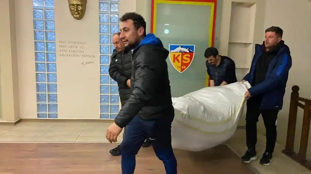 Kayseri spor camiası tek yürek
