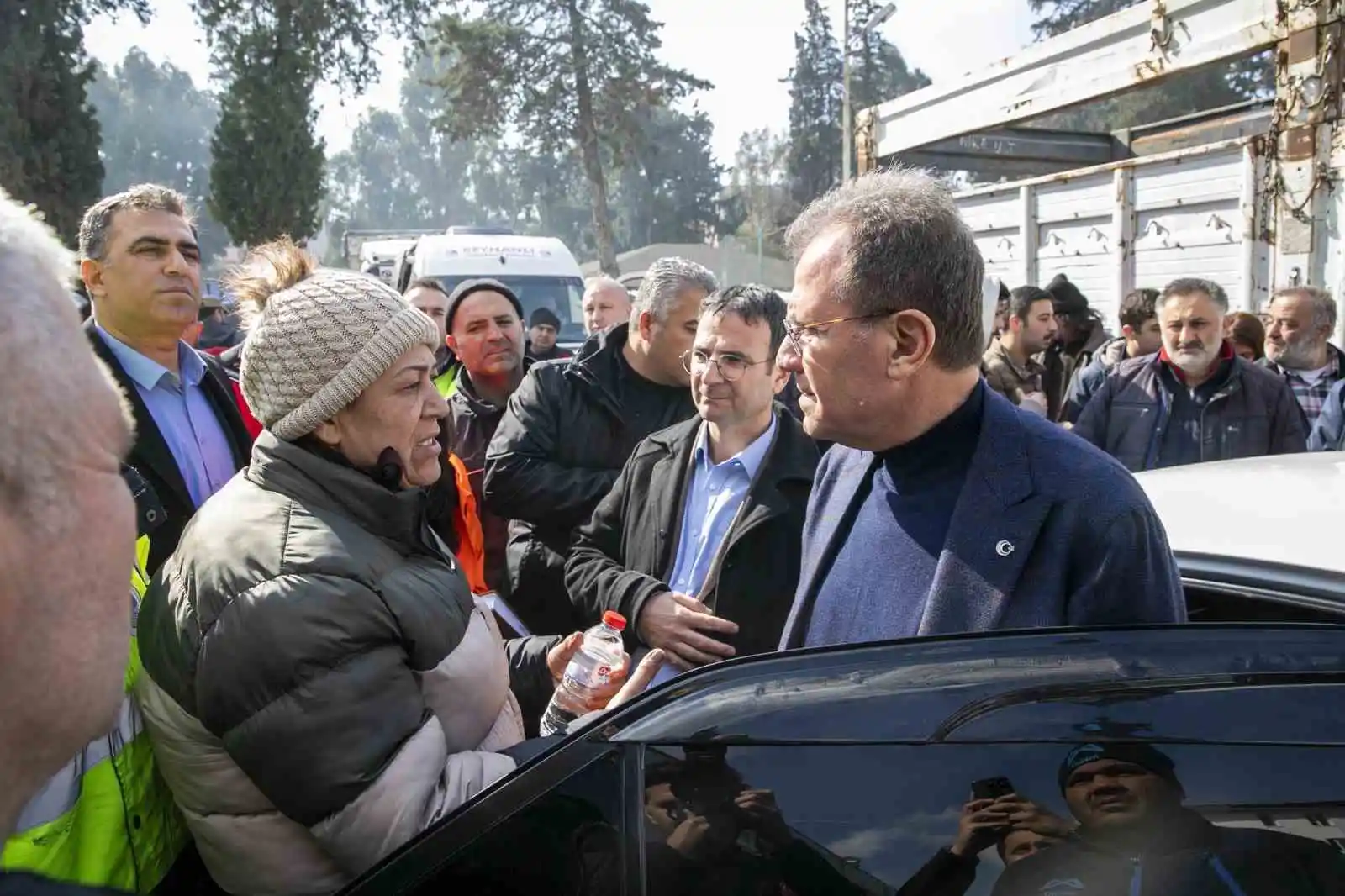 Seçer, Hatay’daki deprem bölgesinde incelemelerde bulundu
