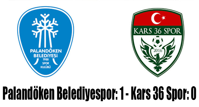 Palandöken Belediyespor: 1 - Kars 36 Spor: 0