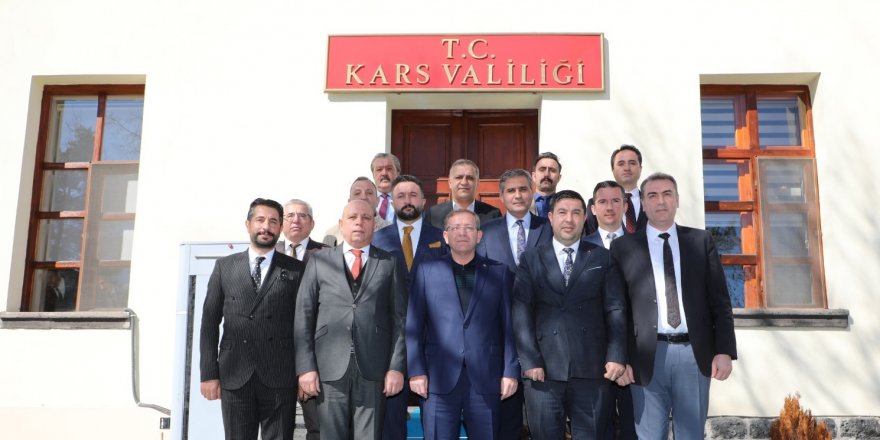 Gazi Kars Platformu'ndan Vali Polat'a Ziyaret