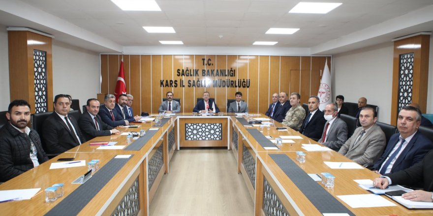 Kars'ta Bağımlılıkla Mücadele Toplantısı yapıldı