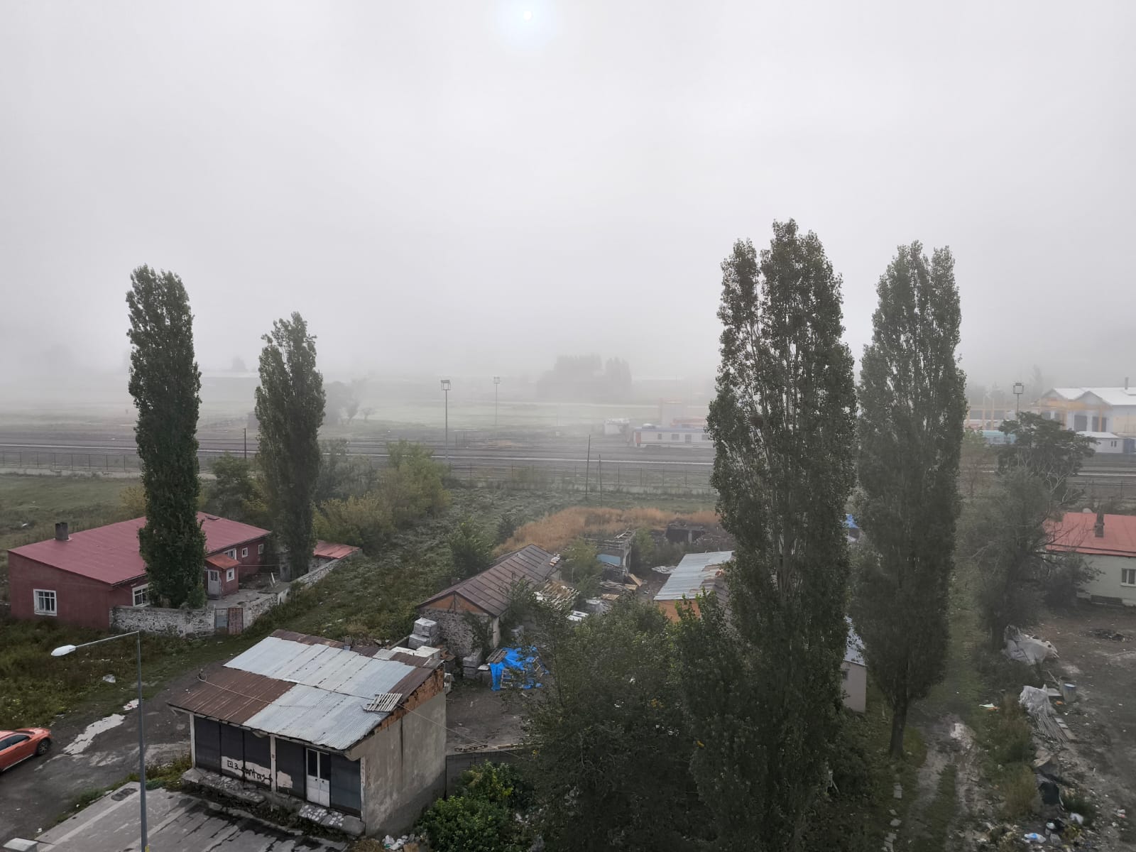 Kars'ta yoğun sis etkili oldu