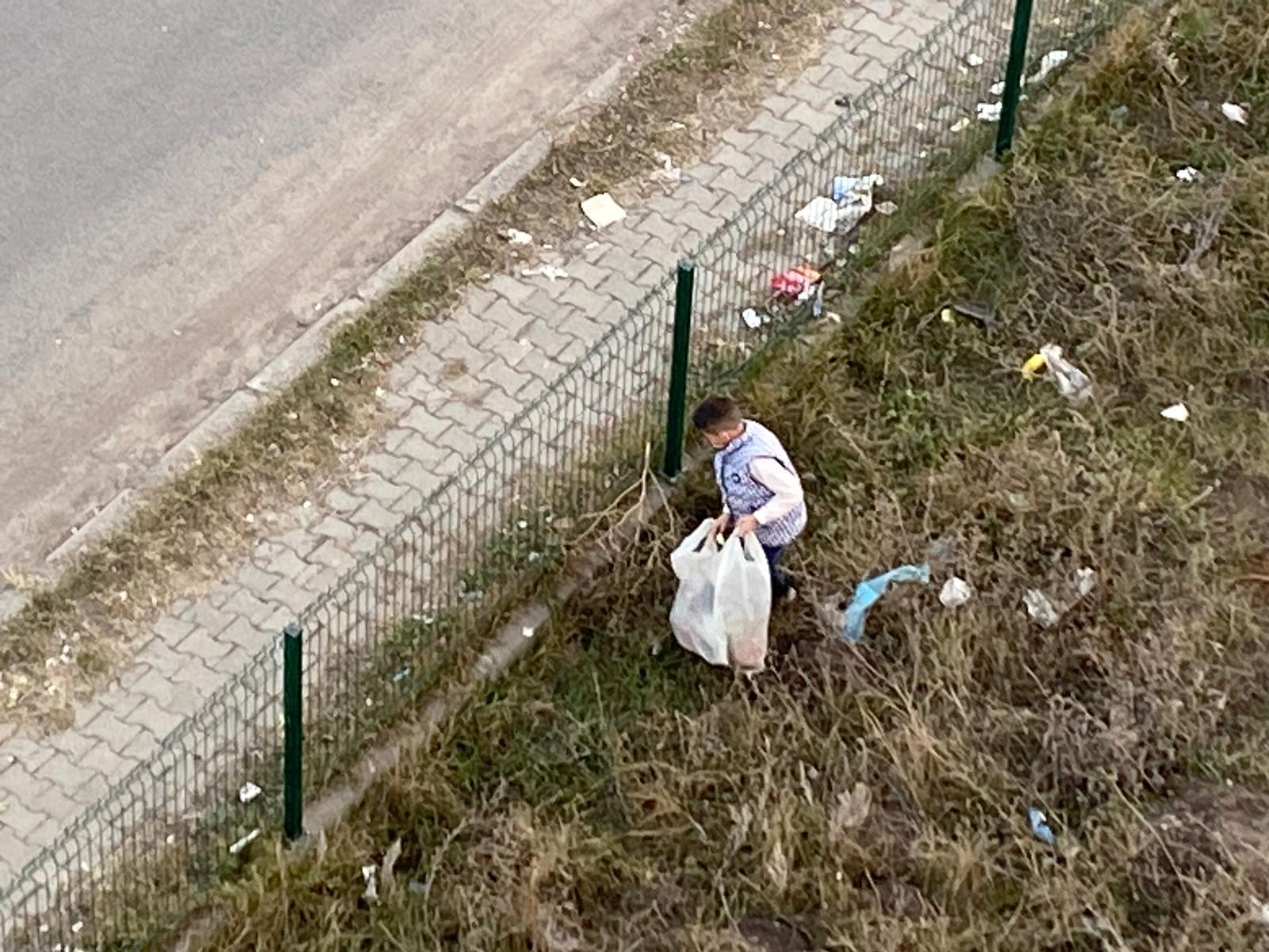 Çevre Duyarlılığıyla 9 Yaşındaki Ensar, Büyüklere Örnek Oluyor