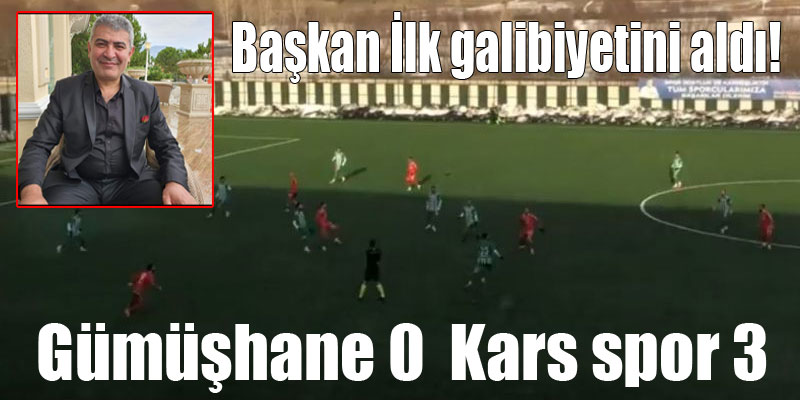 Kars spor, şampiyon adayının sahasından 3 puan almayı başardı!