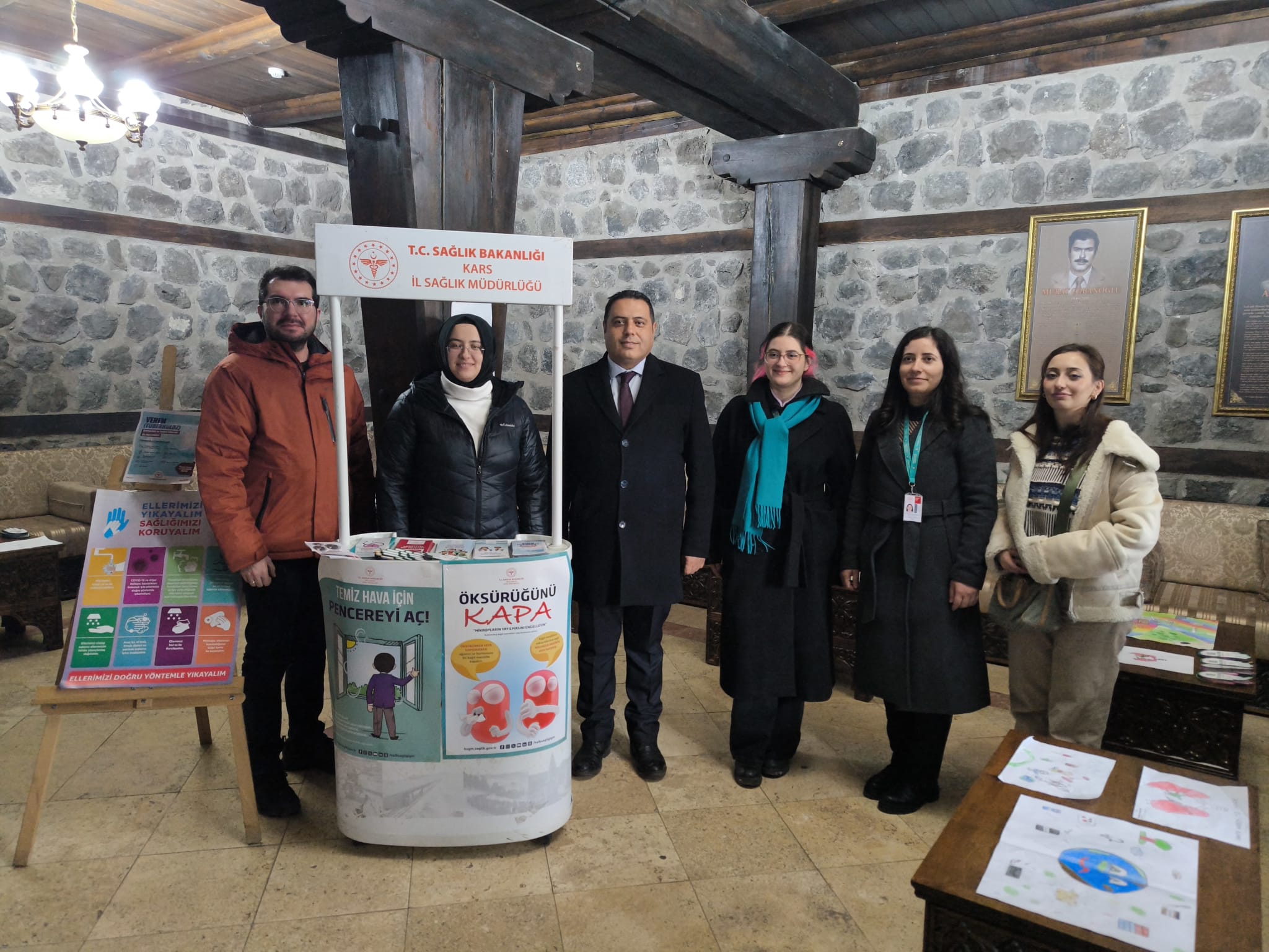 'Verem Haftası' Konulu Resim Sergisi Açıldı